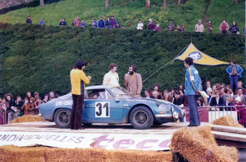 Mes premières autos pour courir...Simca rallye 1100cc, Alpine A110 1600S, A110 1500, A310 Ralyouest01